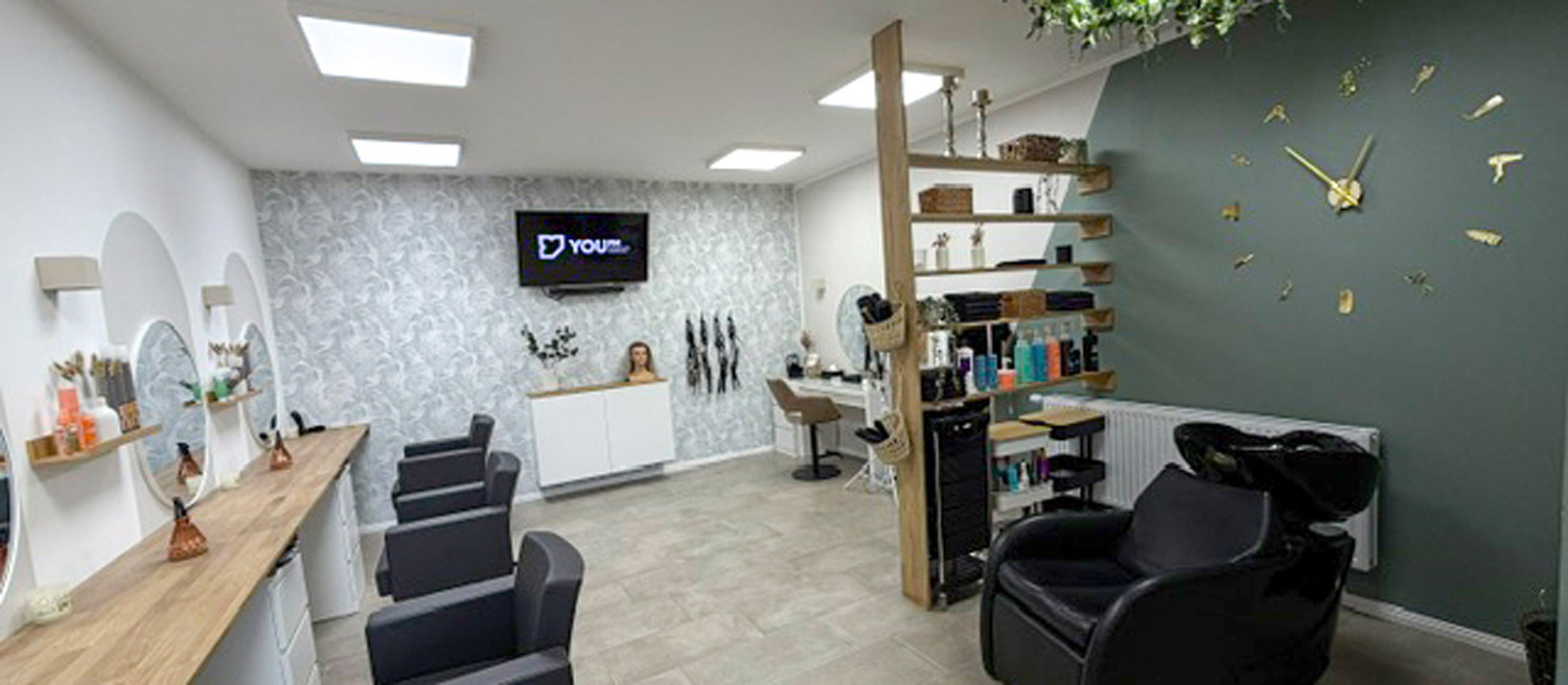 Innenraum des Friseur Salons von NB Studio